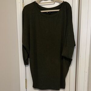 Dark Green Oversized Sweater